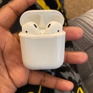White AirPods